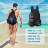 Mesh Drawstring Backpack with Wet Bag for Swimming, Beach, Gym & Workout Equipment