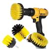 Electric Drill Cleaning Brush Set: Multi-Purpose Floor Polishing Discs and Scrubbing Heads