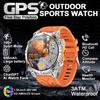 2026 Display Built-in GPS Smart Watch Men 1000Mah Battery Compass 10ATM IP69K Waterproof Tactics Sport Bluetooth call Smartwatch