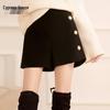 Women's Retro High-Waist Wide-Leg Commuter Shorts