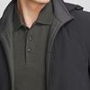 YOUNGOR Men's Autumn/Winter Stretch Hooded Cotton Jacket