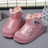 Girls' 2025 Winter Snow Boots - Thick Fleece, Waterproof, Warm Cotton Boots for Baby Girls
