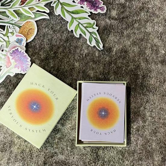 1 Set Meditation Relaxation Card Hack Your Nervous System Card Deck Stress