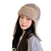 Japanese New Versatile Knitted Plush Lei Feng Hat Autumn and Winter Outdoor Leisure Windproof Warm Hat Showing Face Small Hat for Women
