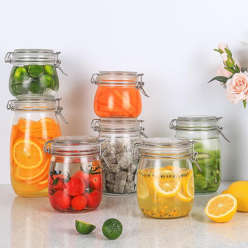 Ningzhao 7-Piece Glass Storage Jar Set
