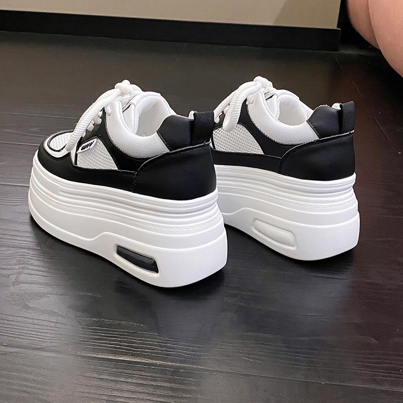 2025 new spring thick-soled heightening casual shoes women's small height sports shoes versatile and popular women's shoes