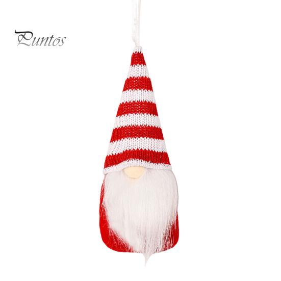 Weihnachtsdekoration zum Aufhängen, Zwergen-Ornamente aus Plüsch, handgefertigt, gesichtslose Zwergfigur für Baum, Wand, Kamin, Fensterdekoration