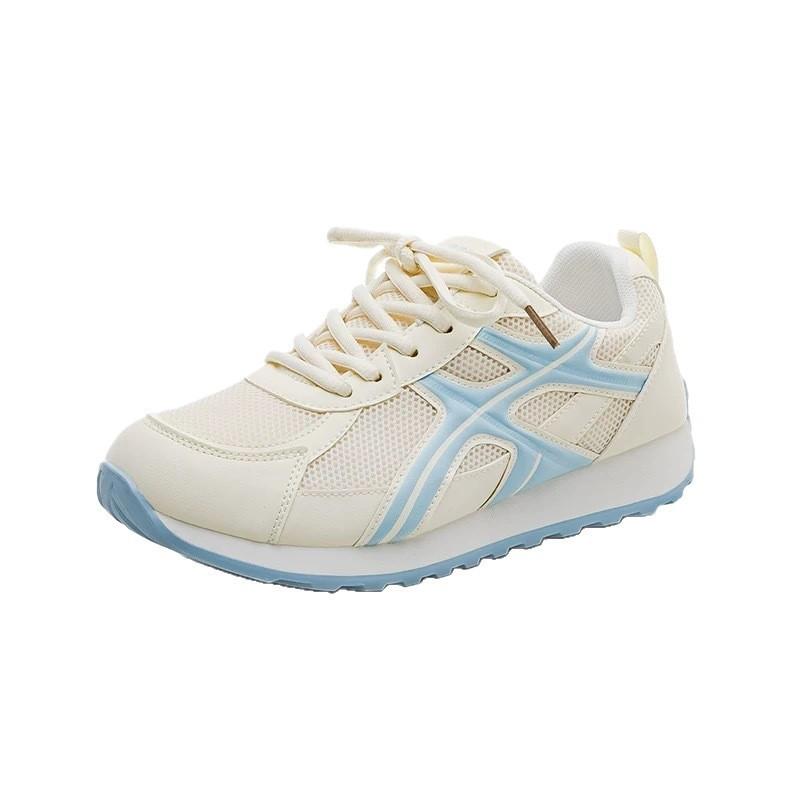 Ultra-light women's shoes, new fashionable thick-soled heightened autumn non-slip, lightweight casual sports breathable versatile shoes