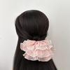 Lacy Hair Tie Elastic Scrunchies Multi Layer French Hair Rings for Elegant Updos Suitable for Long Hair