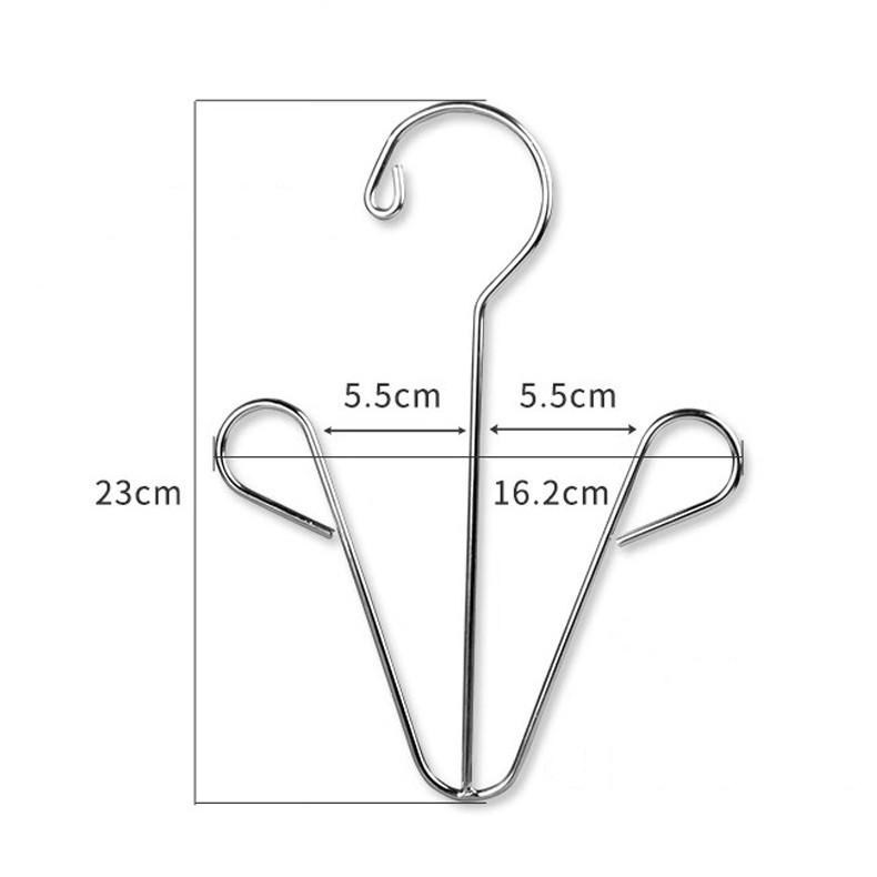 

1 Pcs Solid Household Multifunctional Dormitory Outdoor Sunshine Shoe Rack Hooks V-shaped-2pcs