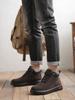 Huili Men's Fleece-lined Winter Boots - Warm Cotton Shoes, Thickened Martin Style for Casual & Workwear