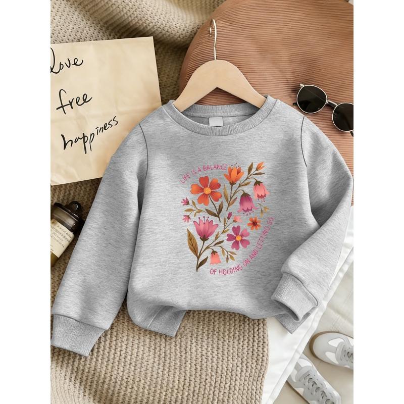 Kids Sweatshirt ,Fashion Pattern Tops, Thin And Versatile Comfortable Round Neck Hoodie in Spring And Autumn, Suitable for Outdoor Wear