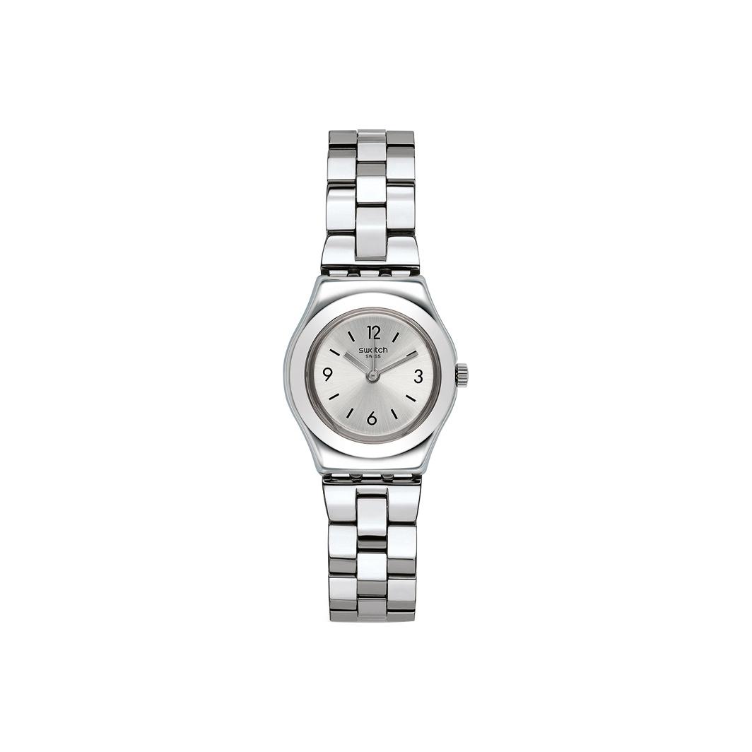 Swatch Swiss Watch Metal Business Style Waterproof Quartz Watch Women Watches YSS300G Silver Gray