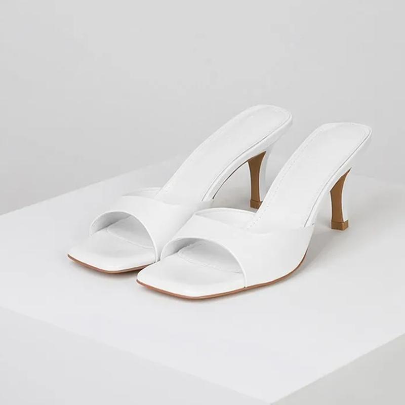 Zapatos De Mujer Women Cute Black Peep Toe High Quality Sandals Lady Classic Comfort Spring Summer Heel Shoes Ab127