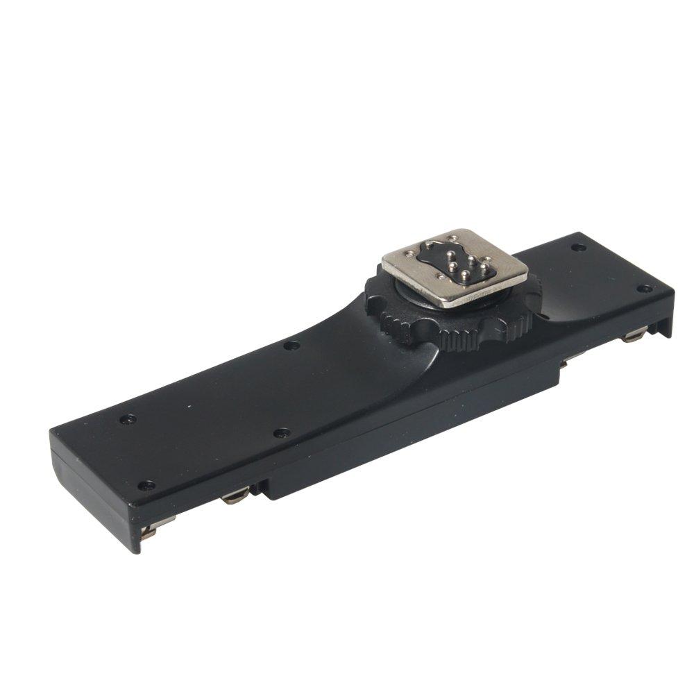 TTL Dual Hot Shoe Flash Speedlite Light Trigger Splitter Bracket For Canon Cameras DSLR-004