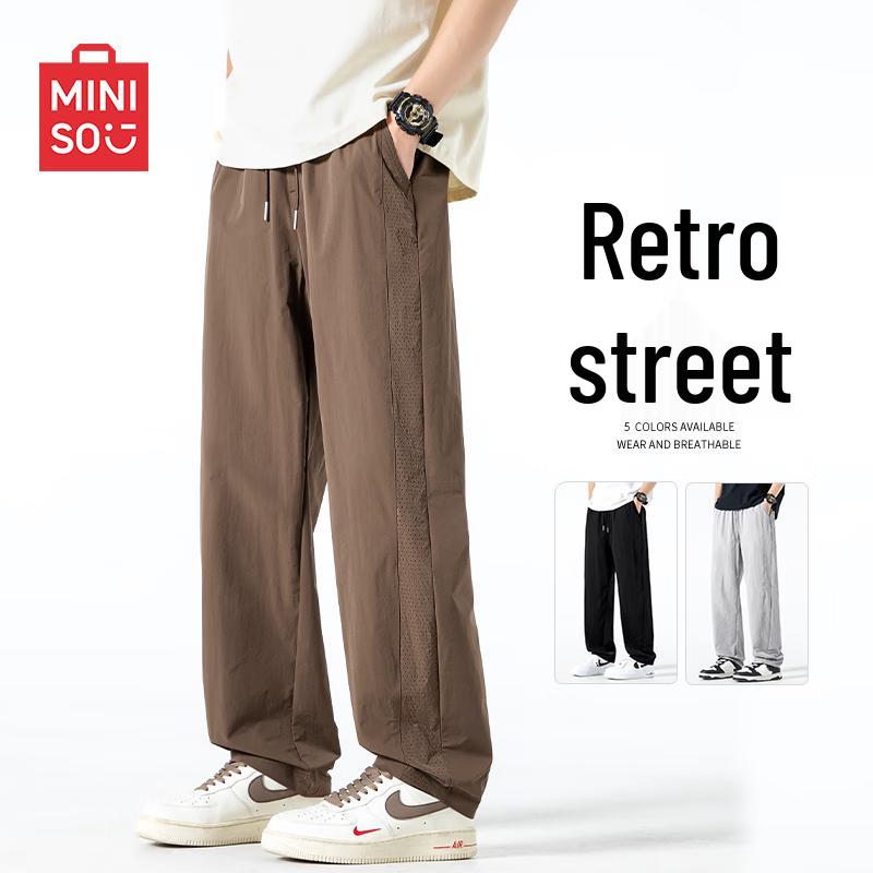 MINISO Men's Summer Breathable Loose Casual Pants