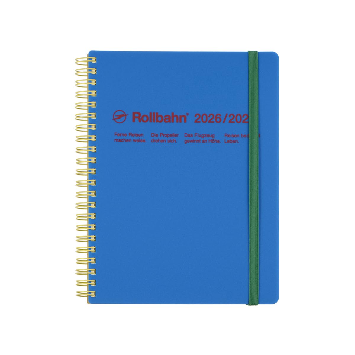 

DELFONICS Rollbahn Diary Bibo A5 2026-2027 March start blue синий