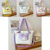 Large Capacity Cartoon Tote Bag With Expandable Design For Women And Teens** Characters Included)