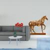 Chinese Year Paper Fan And Horse Figurine Decorations Spring Festival Wall Door Ornament