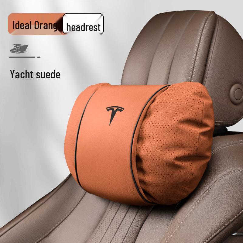Headrest Cushion and Lumbar Support for Tesla Model 3/Y/S/X