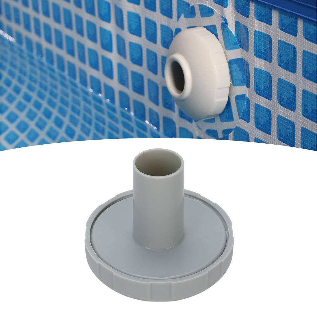 Swimming Pool Inlet Outlet Nozzle Strainer Connector, Connectors, Reduced Pump Workload and Sy Maintenance, High Grade PP Material for Depen