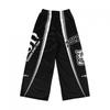 Loose Fit Streetwear Pants Graphic Print Casual Trousers Black Wide Leg Hip Hop Style Men Women