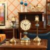 American Style Creative Retro Desktop Clock European Style Silent Clock Study Desk Decoration Home Decor Exquisite Gift