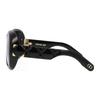 Dior Logo Sunglasses Irregular Shape Women Sunglasses Black LADY-9522-R2I-10A1