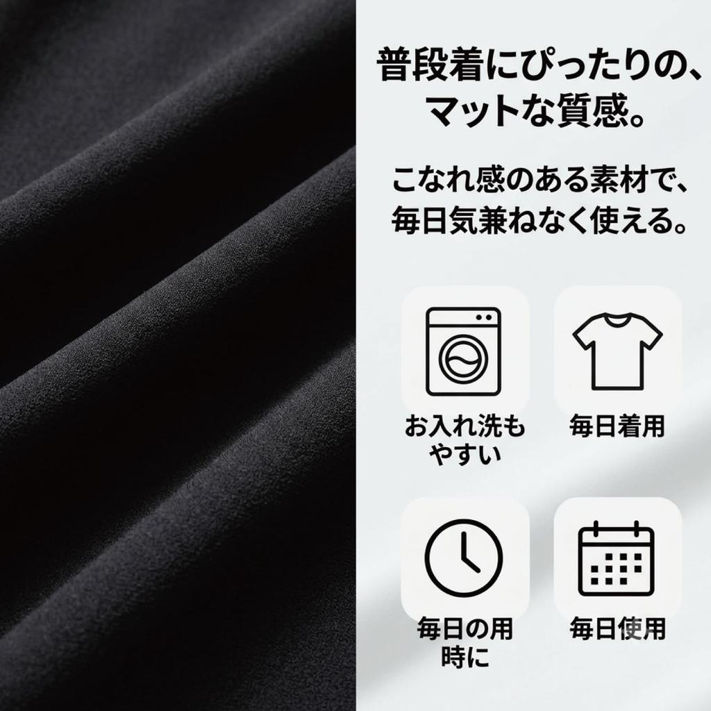 Flared Solid Elastic Medium Suitable for School and Commuting e161 [Eiza] Skirt, Knee-Length, A-Line, Color, Waist, Length, (S, Black)