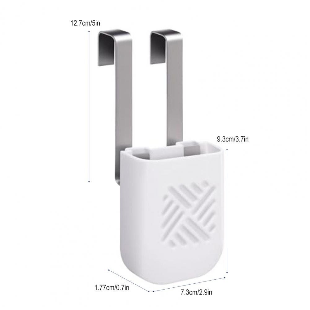 Toilet Tank Tablet Holder with Hook Prevents Residue & Pollution in Water Tank Tablet Rack Easy Install Rust-Resistant Cleaner R