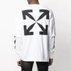 Off-White Ss21 Pattern Print Long-Sleeve T-Shirt Men Tops White OMAB022R21JER0010110