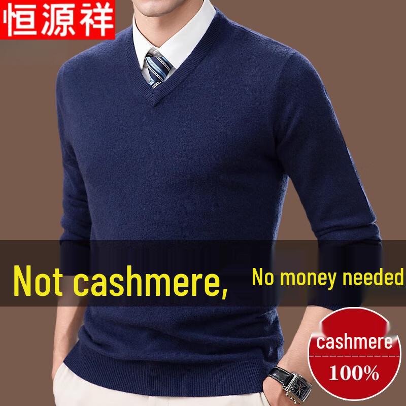 

Hengyuanxiang Men s V-Neck Casual & Warm Tops XL 175