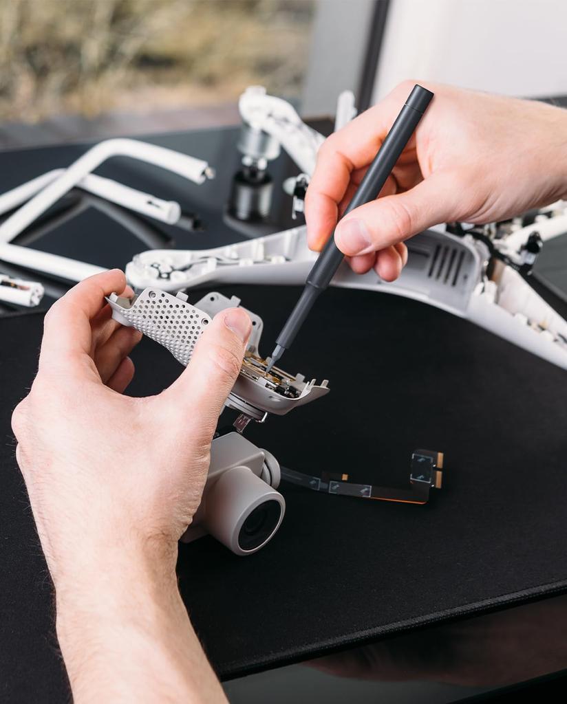 Fanttik X5 Max Přesný šroubovák Speciální šroubováky s magnetickým hrotem pro malé demontážní opravné nástroje Sada, 50 v 1, Vyskakovací pouzdro, Torx, Plochý,