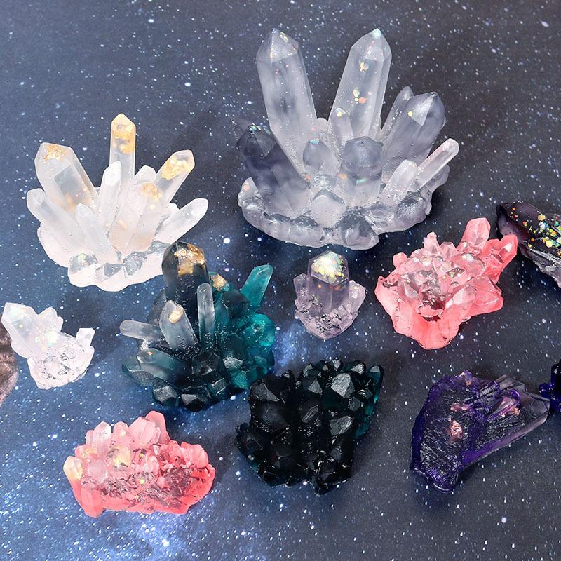 Cluster Mold Diy Epoxy Resin Decoration Rockery Icicle Candle Silicone