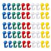 Push Pin Hooks 50PCS Damage-free Plastic Thumbtacks for Cork Board Photo Holding Office School Art Projects