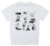 T-shirt da uomo Tintin Moda Estiva Alta Qualità Stampa Casual Girocollo Le Avventure di Tintin