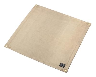 Captain Stag UG-3300 Fire Pit Sheet, 80x80cm, Heat-Resistant Up To 700°C, Fiberglass, Beige