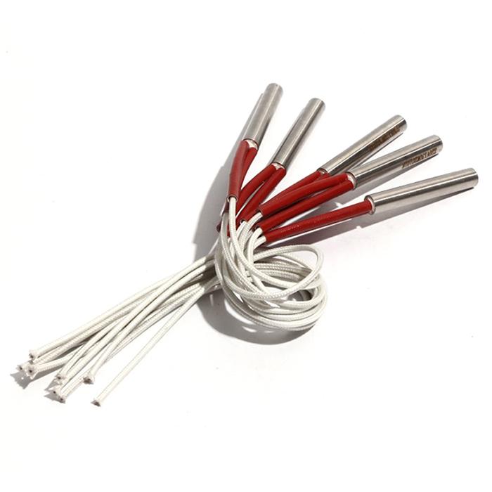 5 Adet 8mm Çap 98~115mm Uzunluk Elektrikli Kartuş Isıtıcılar 304 Paslanmaz Çelik 240/250/260/270/280W Silindirik Isıtma Tüpü