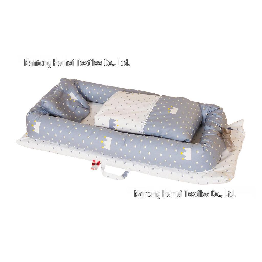 Hemei Portable Washable Baby Nest: Crib, Diaper Changing Pad & Travel Pillow Combo