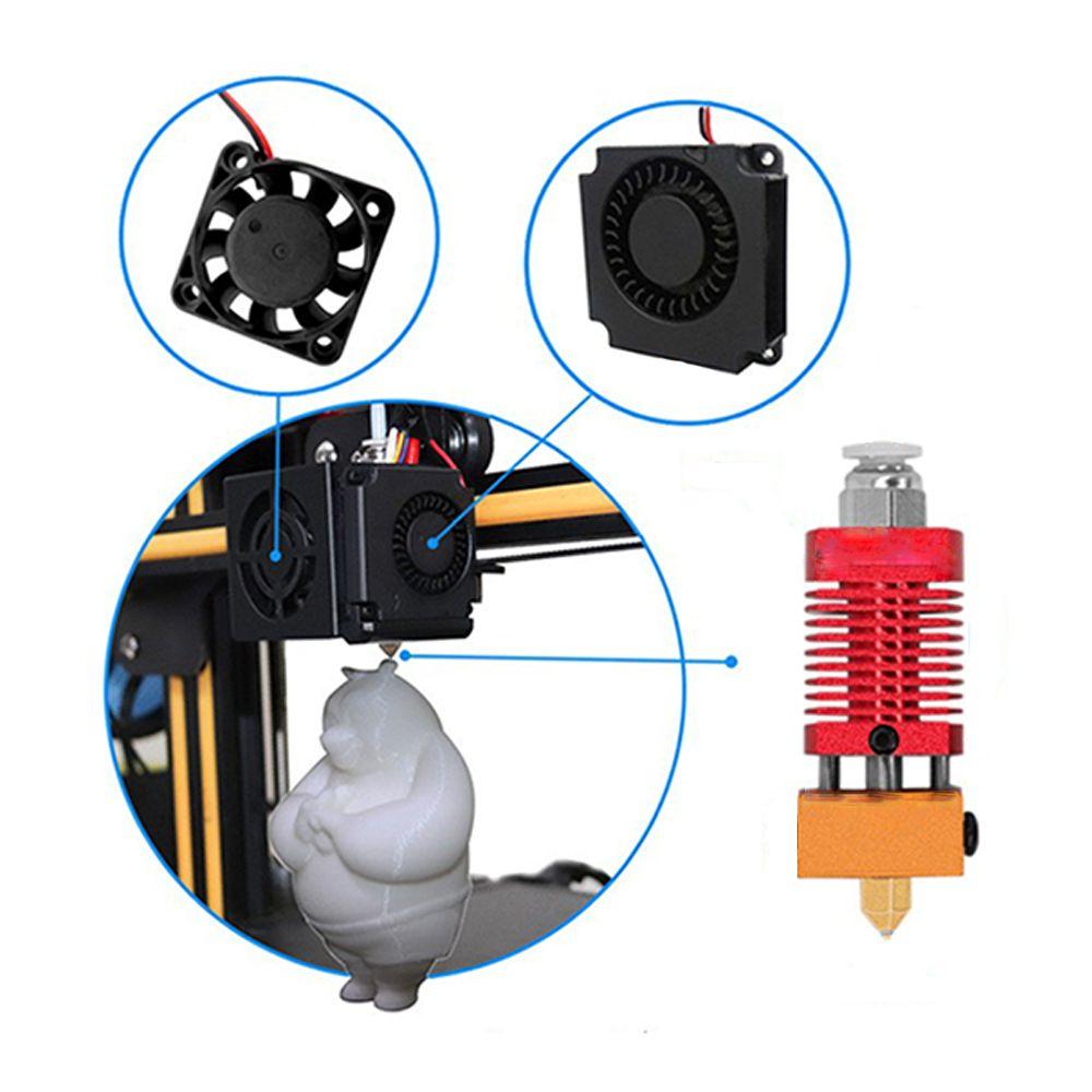 

Сплав для Ender-3 CR-10, аксессуары для 3D-принтеров, комплект экструдера, полностью собранное сопло Hotend в сборе