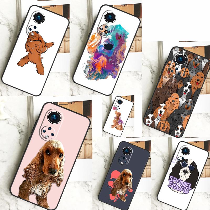 English Cocker Spaniel Dog Case For Honor X8b X9b 90 70 50 Magic 5 Pro Magic 6 Lite X6 X7 X8 X9 X6a X7a X8a X9a Cover