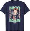 One Piece Anime Chibi Nico Robin Portrait T-Shirt S-4XL