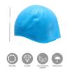 Capuchon de mèches de cheveux en Silicone bleu, avec aiguille, capuchon de coloration, outils de coiffure