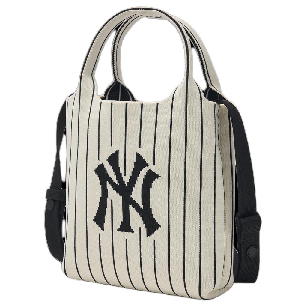 New MLB Polyester Shoulder Bag, Crossbody Bag, Handbag Unisex Dark Cream 3ACRS034N-50CRD