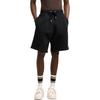 AMIPARIS Minimalist Solid Color Lace-Up Casual Five-Point Shorts Unisex shorts Black USO640JE0091-001