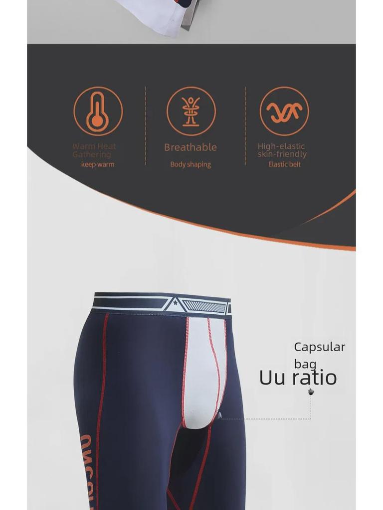 Pánské teplé bavlněné kalhoty - Podzim/Zima Spodní prádlo Legíny