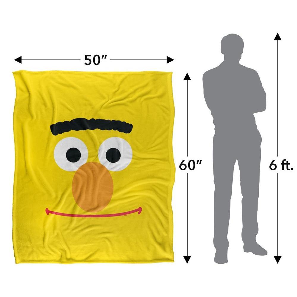 Sesame Street Face Bert Blanket