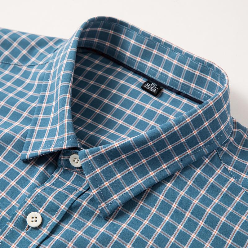 Новая мужская рубашка с длинными рукавами для молодежи и среднего возраста — фото 5