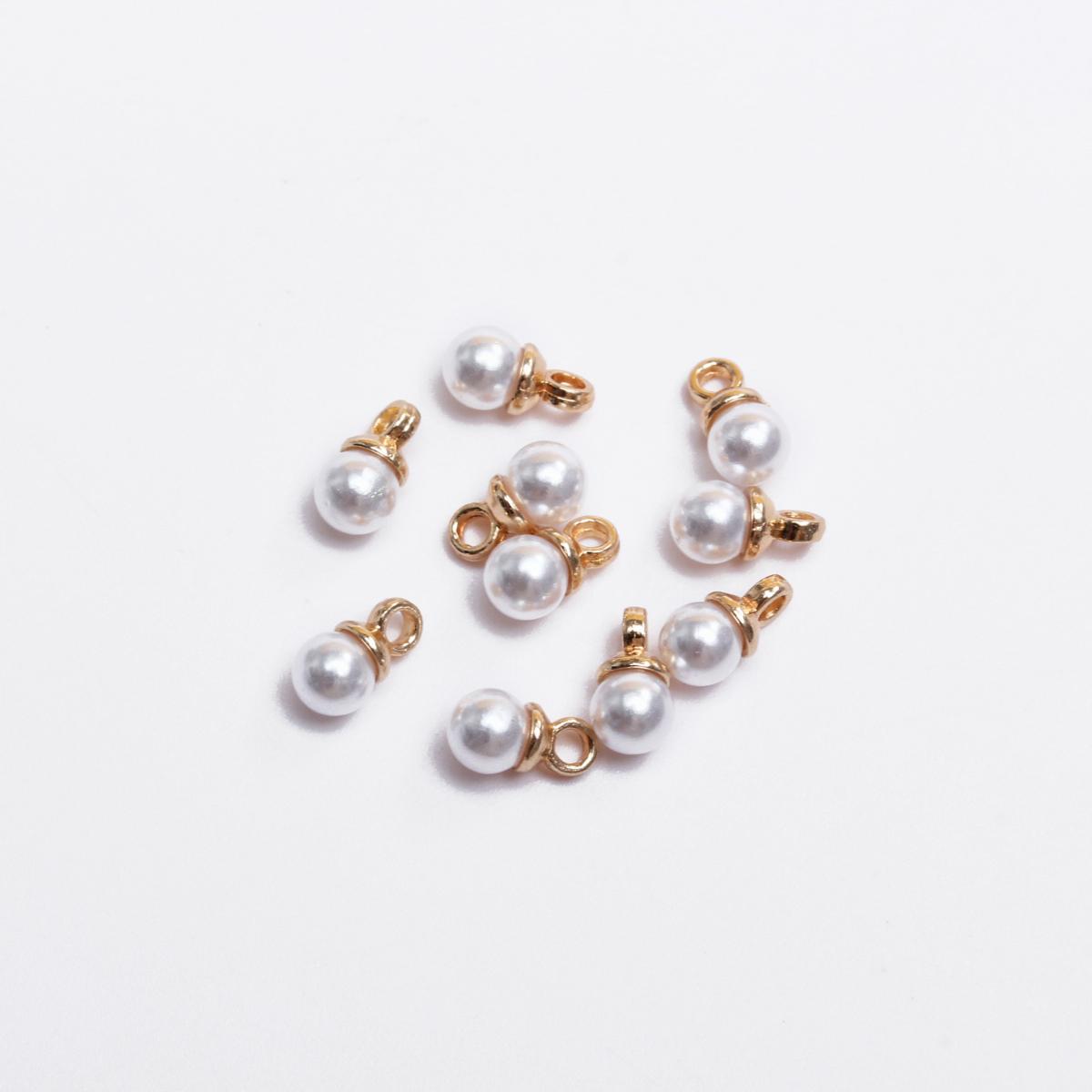 

4-16 мм 5/10 шт. Для изготовления ювелирных изделий DIY Ожерелье Серьги Имитация жемчуга Подвески Материалы Мода Белый жемчуг Свободные бусины Аксессуары ручной работы 5mm/10pcs розового золота