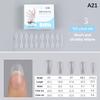 100Pcs/Box Matte Fake Nails No Polishing Press On False Nails Medium Short Design High Matt Soft Gel Nail Tips For Extension